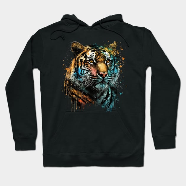 tiger Hoodie by a cat cooking